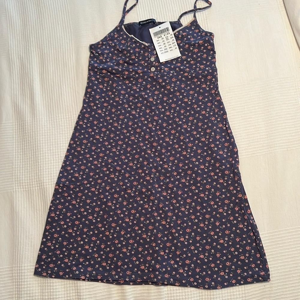 NWT Brandy Melville spaghetti strap floral dress